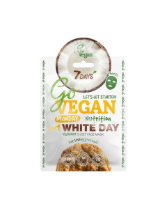 7DAYS Masca De Fata 7Days Go Vegan Monday White Day 25g