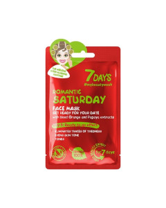 7DAYS Masca De Fata 7Days Romantic Saturday Cu Portocale Rosii Si Papaya 28g