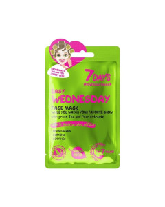 7DAYS Masca De Fata 7Days Easy Wednesday cu Ceai Verde Si Pere 28g