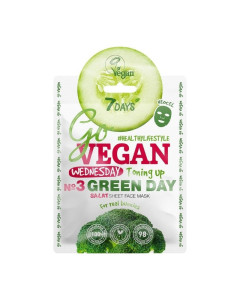 7DAYS Masca De Fata Go Vegan Wednesday Green Day 25g