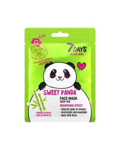 7DAYS Masca De Fata Sweet Panda Cu Extract De Bambus Si Ulei De Soia 28g