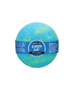 Beauty Jar Bila de baie efervescenta cu vitamina E, Earth Day, 150 g 