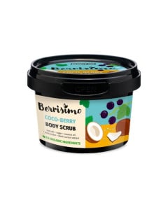 Beauty Jar Scrub pentru corp cu coacaze negre si ulei de cocos, Berrisimo, 350 g 