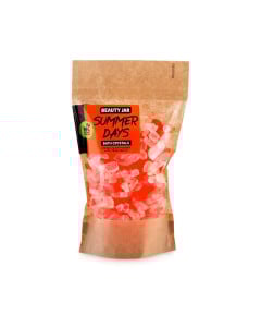 Beauty Jar Cristale de baie energizante cu ulei din coaja de portocala, Summer Days, 600 g 