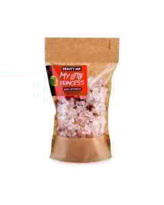 Beauty Jar Cristale de baie calmante cu petale de trandafir, My Little Princess, 600g 