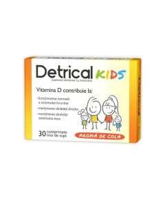 Detrical Kids D3 400 UI, 30 comprimate