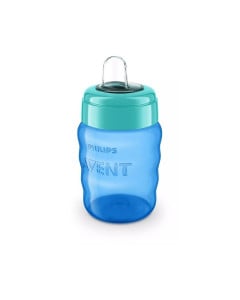 Avent SCF553/05, Cana cu tetina de formare 9luni+, Albastru, 260ml 
