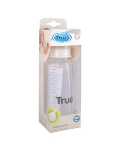 Biberon 250ml cu tetina silicon 3+ si capac lapte TR101-02