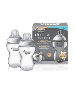 Tommee Tippee Biberon Closer to Nature, 340ml, 0luni+, 2 bucati