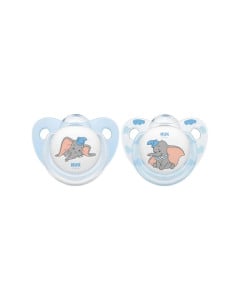 NUK Suzeta Disney Dumbo, silicon, M3, 18-36luni, 2 bucati