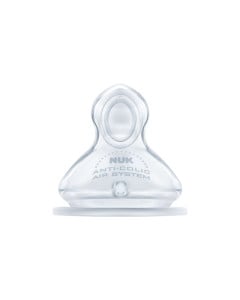 NUK First Choice Tetina din silicon, M1, 0-6luni