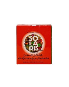 SOLARIS Ceai de slabit cu Ginseng si Ananas, 20 doze 