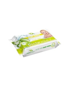 Dr. Wipes Servetele umede pentru ingrijirea copiilor ALOE, 72 bucati