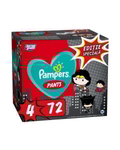Pampers Pants Active Baby Scutece-chilotel Marimea 4 Warner Bros, 9-15 kg, 72 bucati