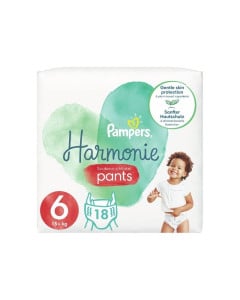 Pampers Harmonie Pants Scutece-chilotel Marimea 6, 15+kg , 18 bucati