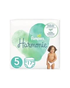 Pampers Scutece Harmonie Marimea 5, 11+kg, 17 bucati