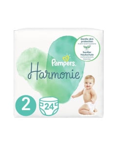 Pampers Scutece Harmonie Marimea 2, 4-8kg, 24 bucati