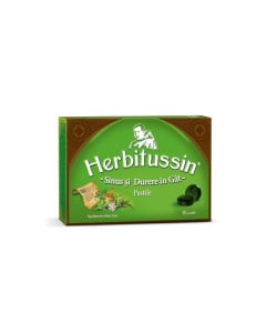 Herbitussin Sinus si Durere in Gat, 12 pastile