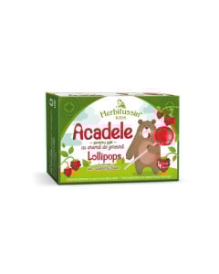 Herbitussin Kids acadele cu aroma de zmeura, 4 bucati