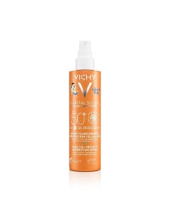  VICHY CAPITAL SOLEIL Kids Cell Protect Spray fluid SPF50+ pentru copii, 200ml