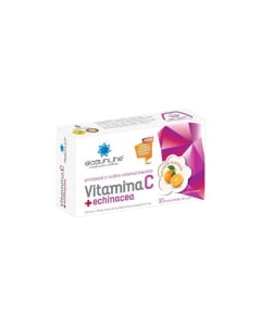 Vitamina C + Echinacea, 30 comprimate