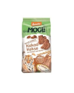 MOGLI Biscuiti eco cu cacao tigru, 125g