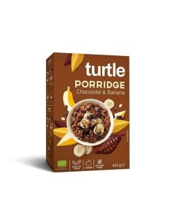 TURTLE Cereale terci organic fara gluten cu ciocolata si banane, 400g