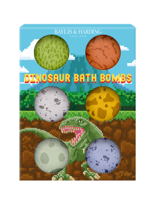 Baylis & Harding, Set Dinosaur, 6 bile efervescente pentru baie x 45 g
