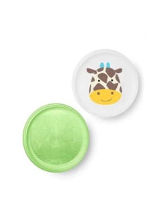Skip-Hop Set farfurii anti-alunecare, Girafa