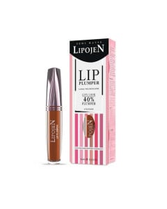 Lipojen Ruj lichid volumizant Nude Peach semi-mat cu colagen nr. 2, 5 ml