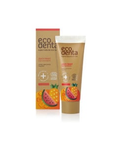 Ecodenta Pasta de dinti copii cu suc de fructe, 75 ml