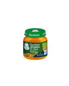 Gerber Bio Piure morcovi si cartofi dulci, 125g