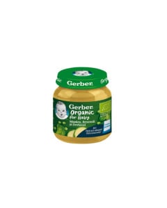 Gerber Bio Piure mazare, brocoli, dovlecel, 125g