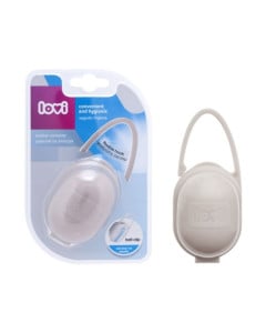 Lovi Cutie depozitare suzeta, beige, 1 bucata