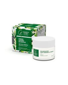 Cosmetic Plant Crema antirid nutritiva ulei de masline & vitaminele A, E si F, 50ml