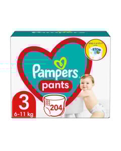 Pampers Scutece-chilotel Pants XXL Box Marimea 3, 6-11 kg, 204 bucati