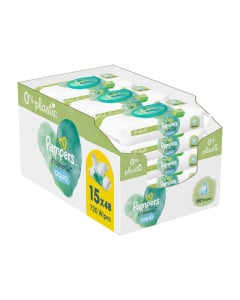 Pampers Servetele umede Harmonie Aqua, 15 pachete x 48