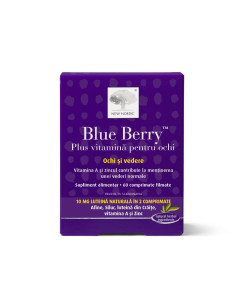 New Nordic Blue Berry plus vitamina pentru ochi, 60 comprimate