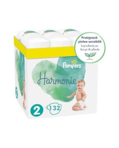 Pampers Scutece Harmonie XXL Box, Marimea 2, 4-8 kg, 132 bucati