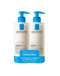 La Roche Posay Pachet LIPIKAR Syndet Crema de spalare 400ml 1+1 cu -70%
