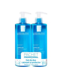 La Roche Posay Pachet LIPIKAR Gel de spalare 400ml 1+1 cu -70%