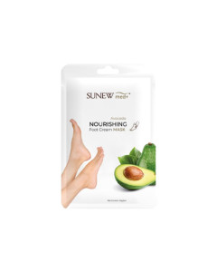 SunewMED+ Masca hidratanta pentru picioare cu ulei de avocado, 40g