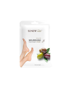 SunewMED+ Masca hidratanta pentru picioare cu ulei de masline si de jojoba 40 g