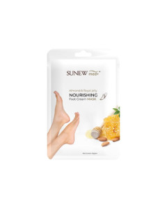 SunewMED+ Masca hidratanta pentru picioare cu ulei de migdale dulci si laptisor de matca 40 g