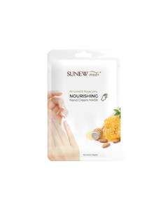 SunewMED+ Masca hidratanta pentru maini cu ulei de migdale dulci si laptisor de matca, 36g