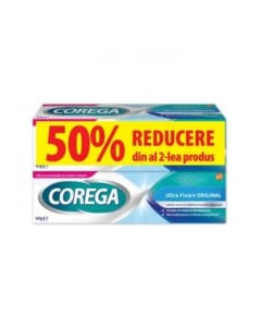 Corega Ultra Fixare 40 g duopack, 50% (din a doua bucata)