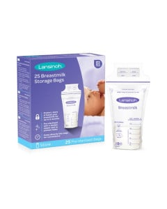 Lansinoh Pungi de stocare lapte matern, 25 bucati