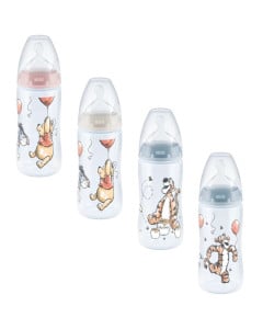 Nuk First Choice Disney Biberon Controlul Temperaturii, tetina din silicon ( 0-6luni), 300ml