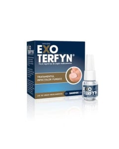 Exoterfyn 78,22 mg/ml lac de unghii medicamentos, 3.3ml