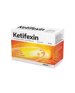 Ketifexin 50 mg,10 plicuri, solutie orala, dureri de dinti, de spate